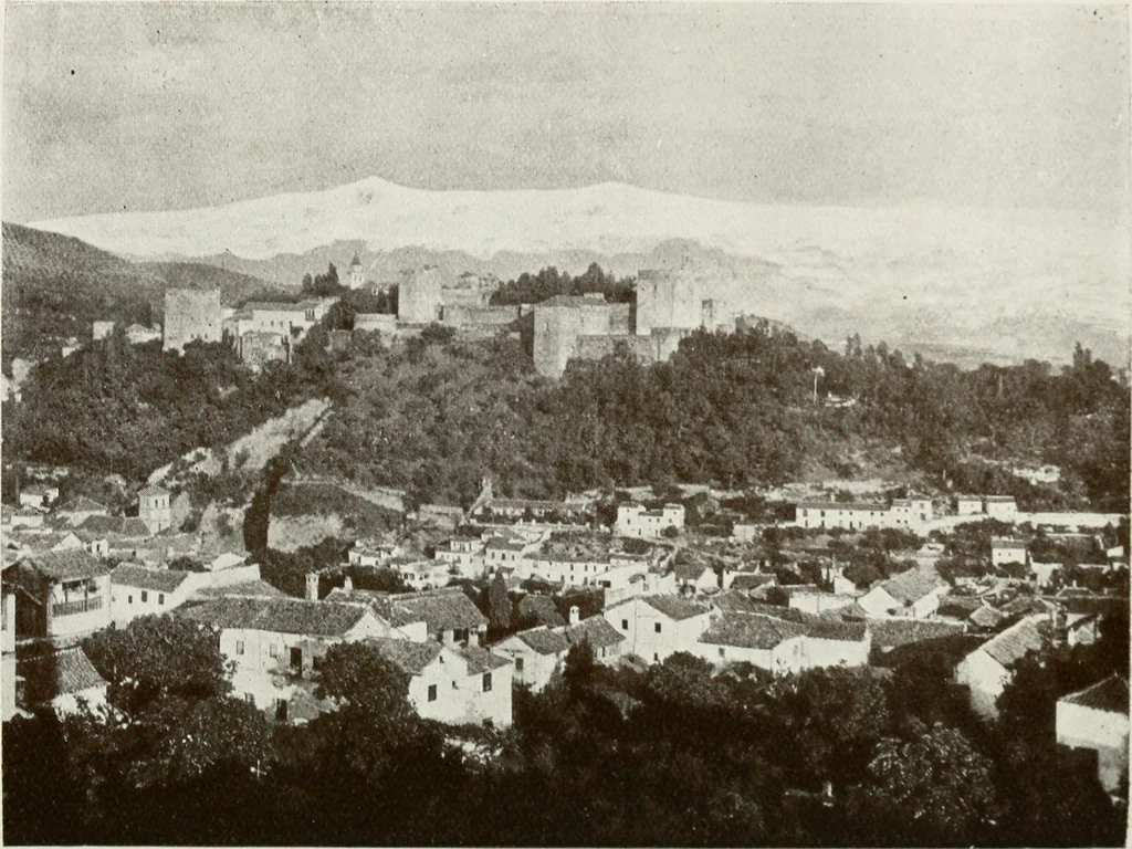 An illustration from Granada and the Alhambra, a brief description of the ancient city of Granada, with a particular account of the Moorish palace, 1907, leaf 582