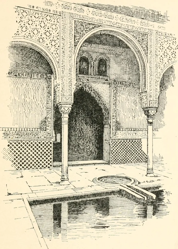 An illustration from Granada, present and bygone, 1908, leaf 105