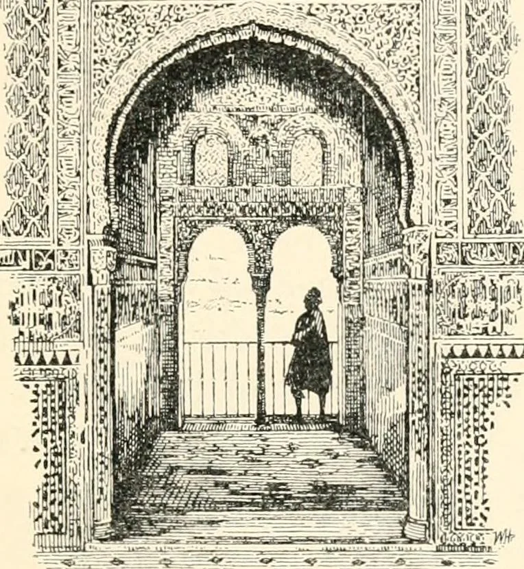 An illustration from Granada, present and bygone, 1908, leaf 107
