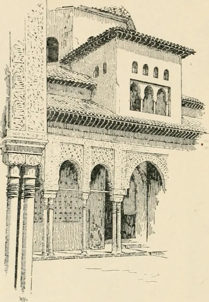 An illustration from Granada, present and bygone, 1908, leaf 128