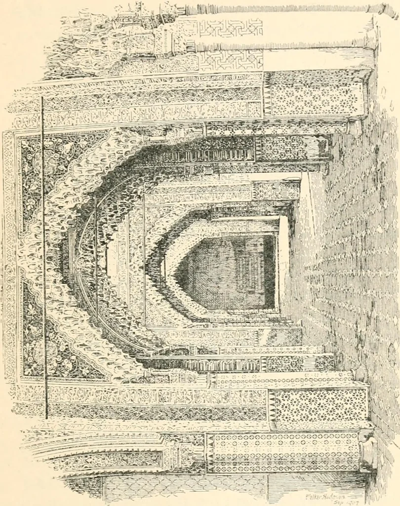 An illustration from Granada, present and bygone, 1908, leaf 135
