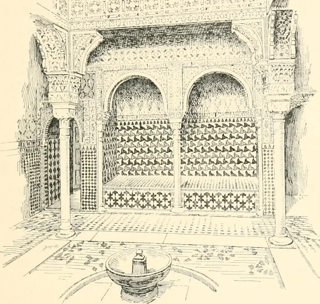 An illustration from Granada, present and bygone, 1908, leaf 143