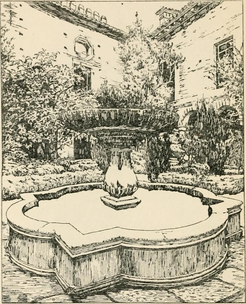 An illustration from Granada, present and bygone, 1908, leaf 152