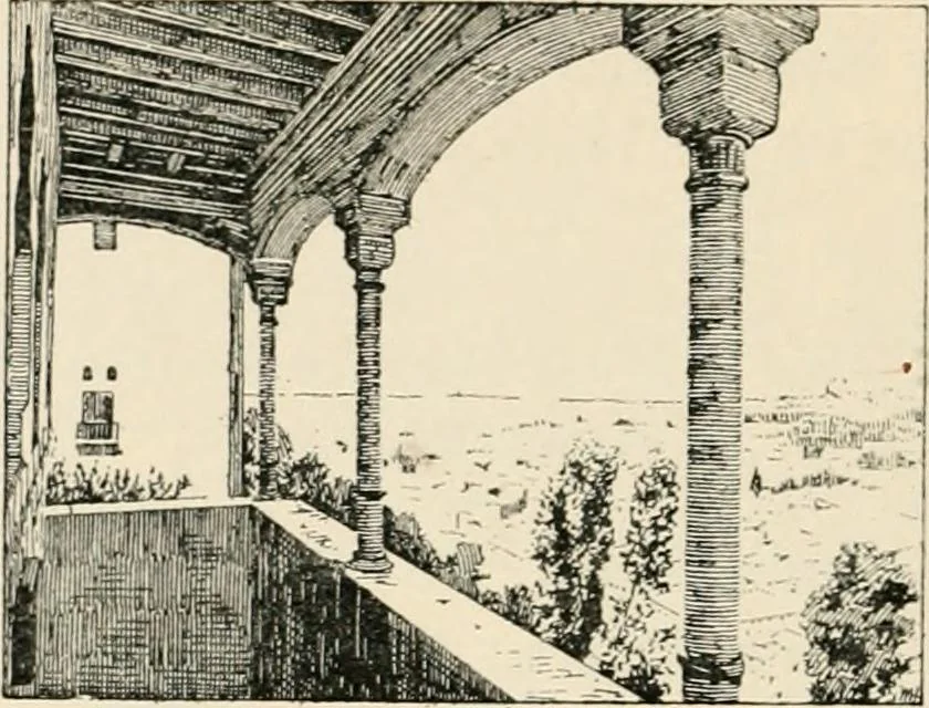 An illustration from Granada, present and bygone, 1908, leaf 154
