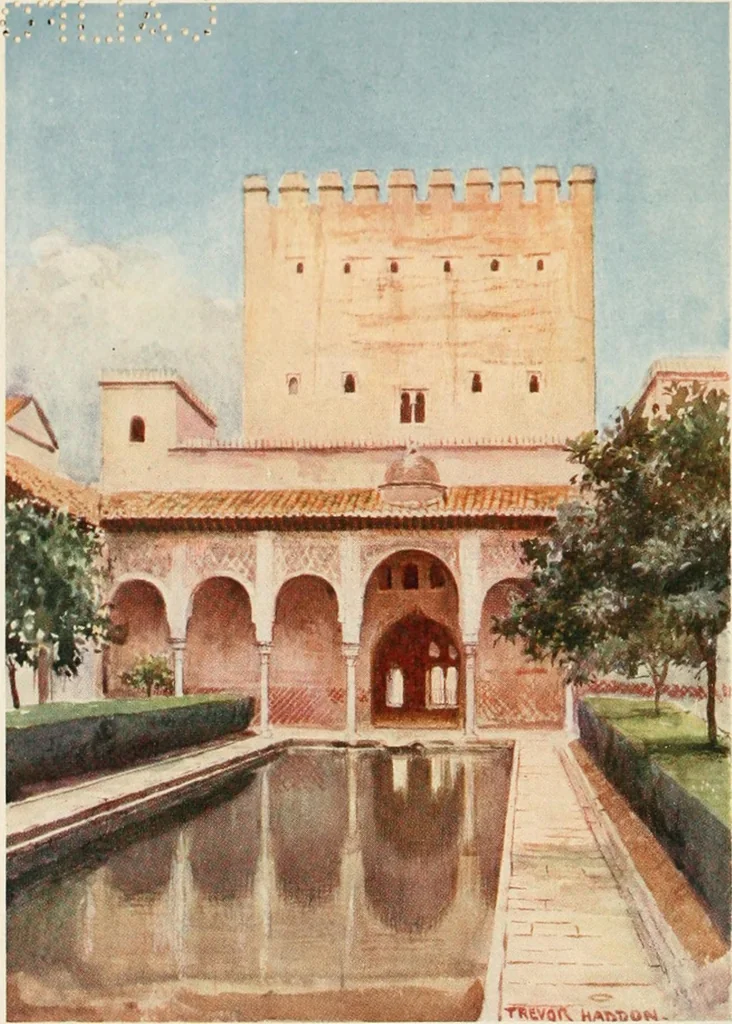 An illustration from Granada, present and bygone, 1908, leaf 160