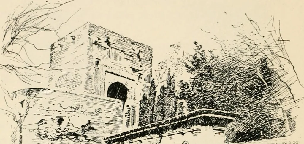 An illustration from Granada, present and bygone, 1908, leaf 164