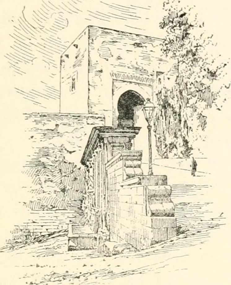An illustration from Granada, present and bygone, 1908, leaf 165