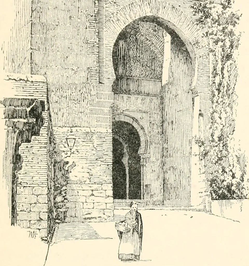 An illustration from Granada, present and bygone, 1908, leaf 169