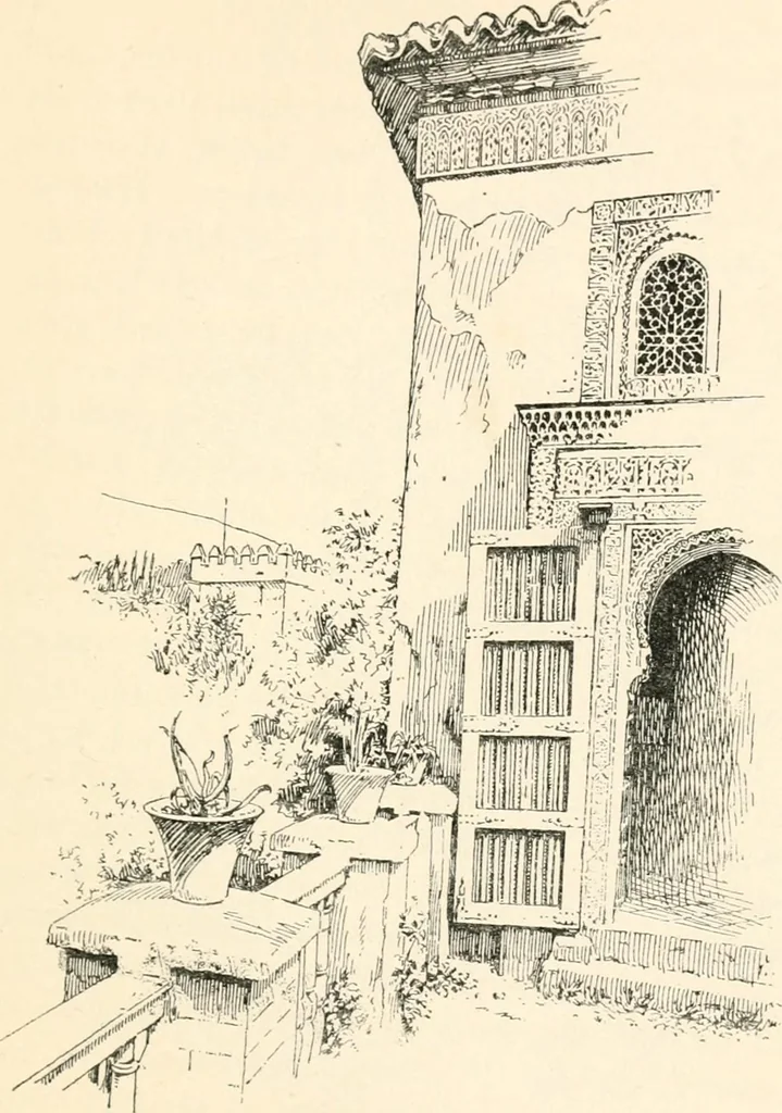 An illustration from Granada, present and bygone, 1908, leaf 183