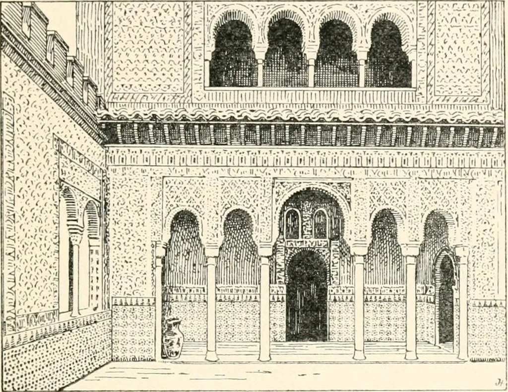 An illustration from Granada, present and bygone, 1908, leaf 187