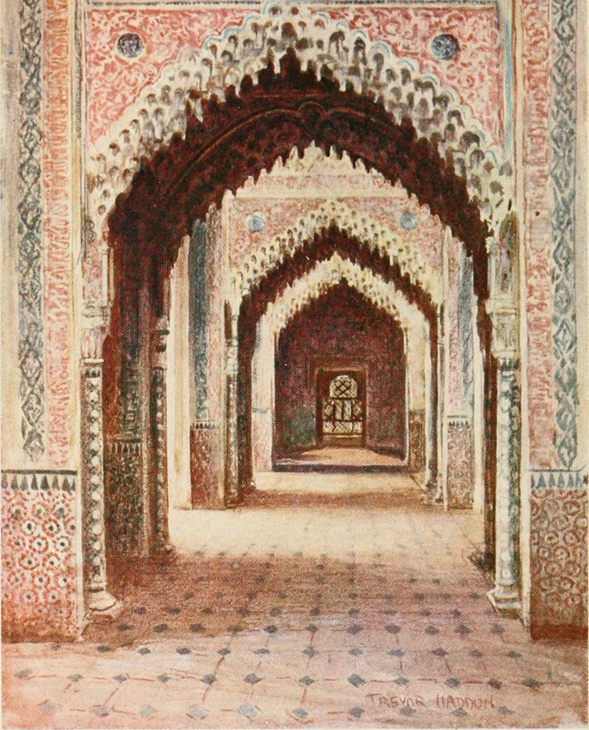 An illustration from Granada, present and bygone, 1908, leaf 192