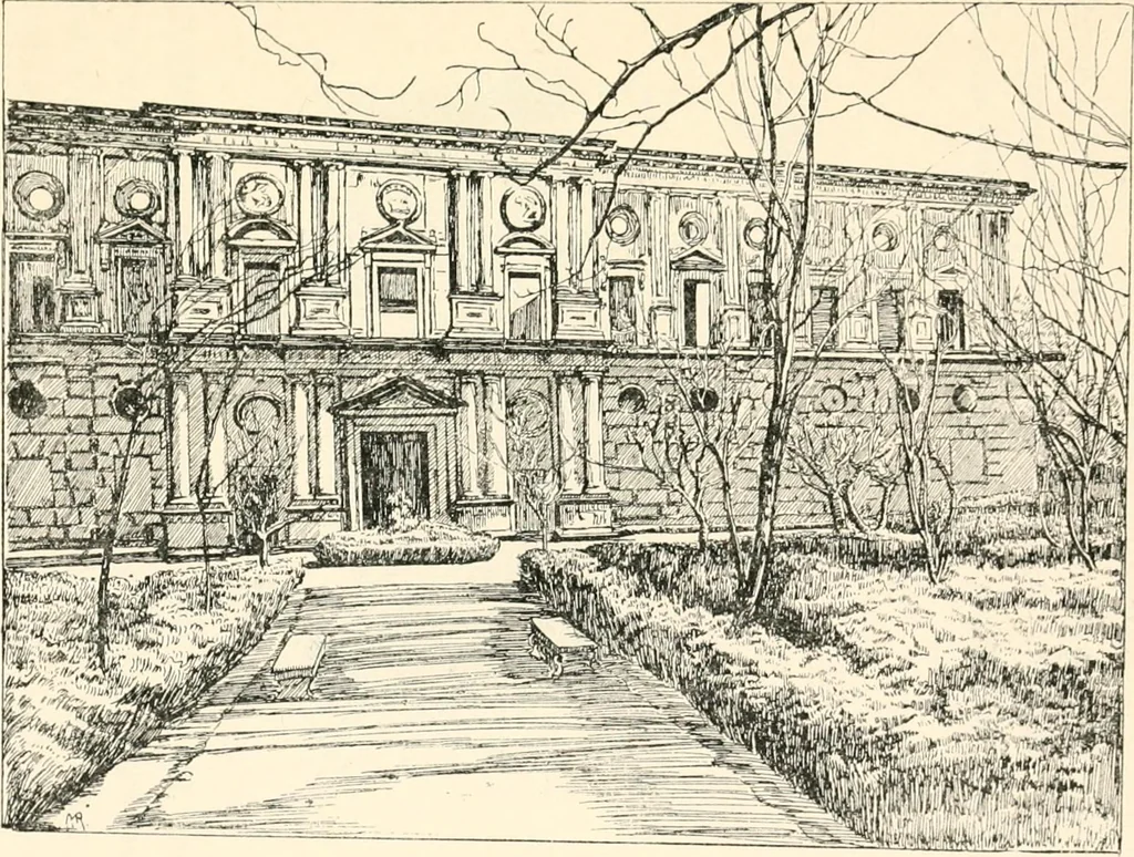 An illustration from Granada, present and bygone, 1908, leaf 195