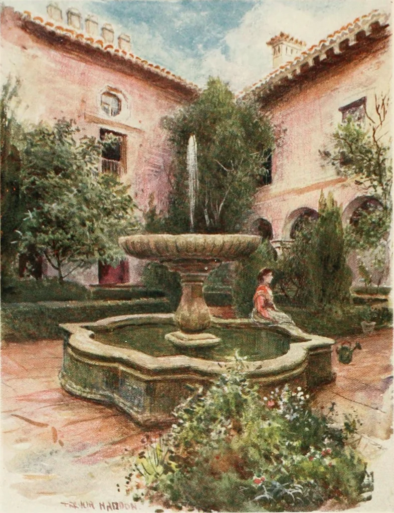 An illustration from Granada, present and bygone, 1908, leaf 198