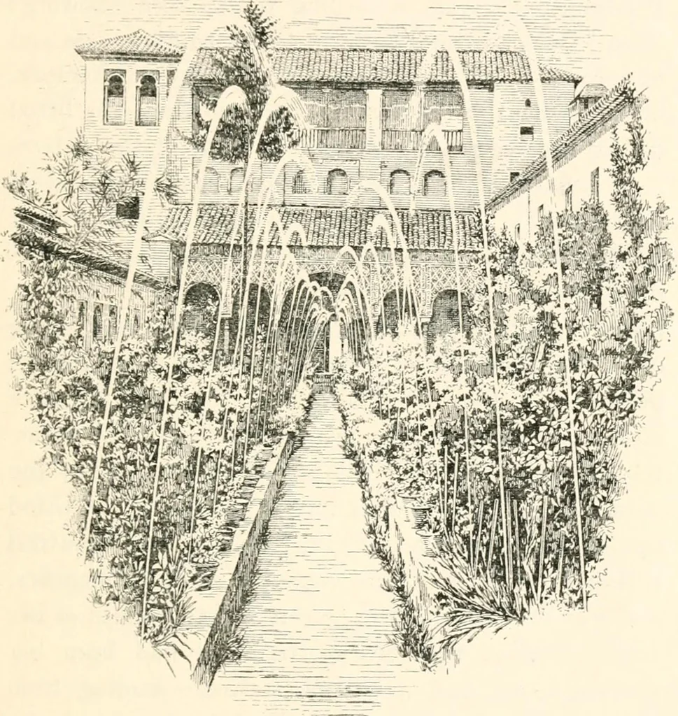 An illustration from Granada, present and bygone, 1908, leaf 203