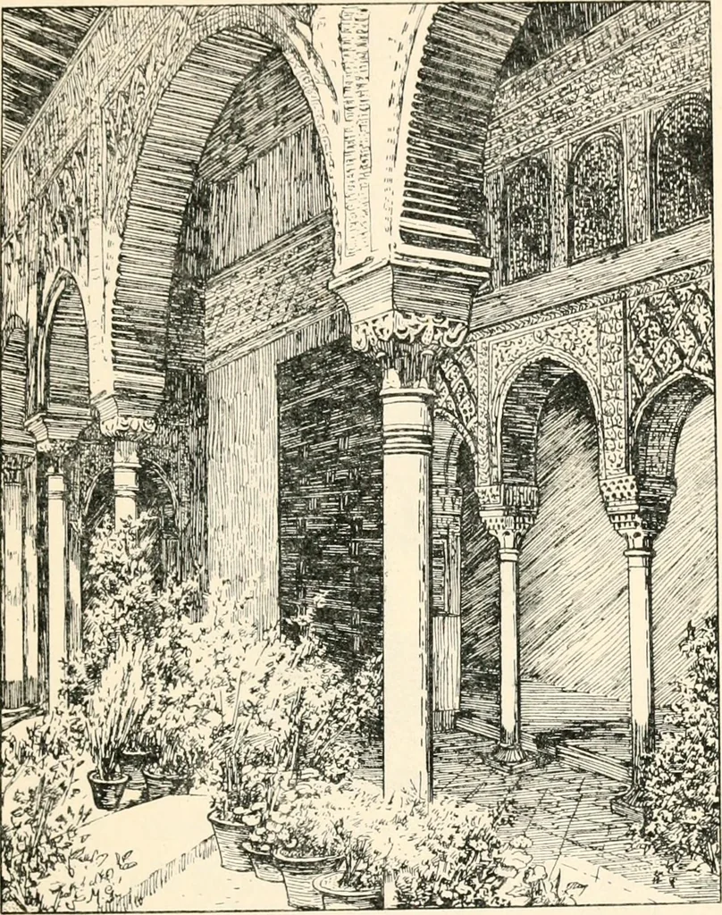 An illustration from Granada, present and bygone, 1908, leaf 207