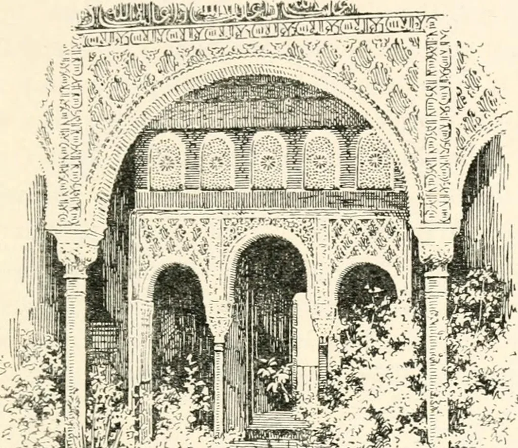 An illustration from Granada, present and bygone, 1908, leaf 219