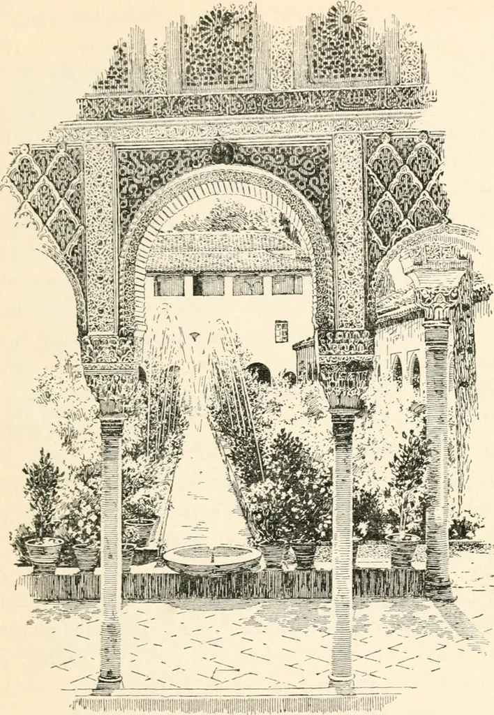 An illustration from Granada, present and bygone, 1908, leaf 225