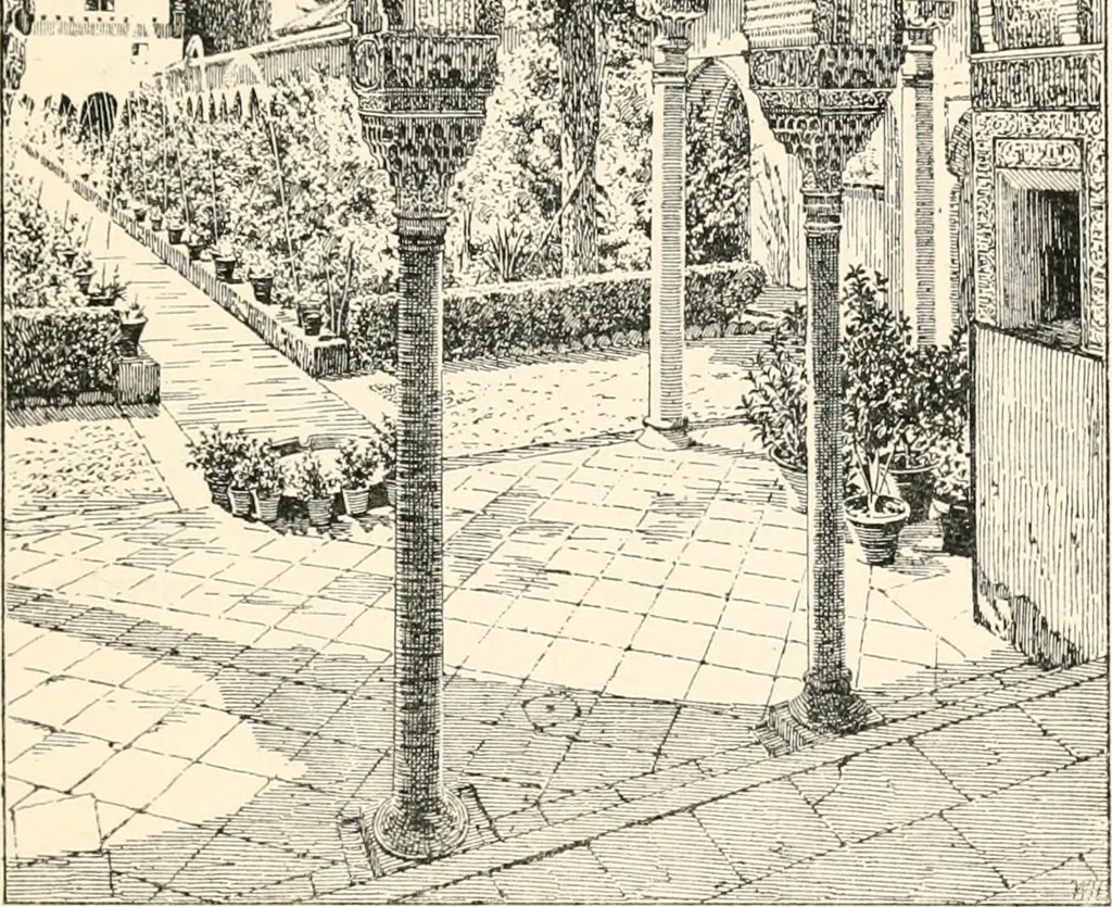 An illustration from Granada, present and bygone, 1908, leaf 227