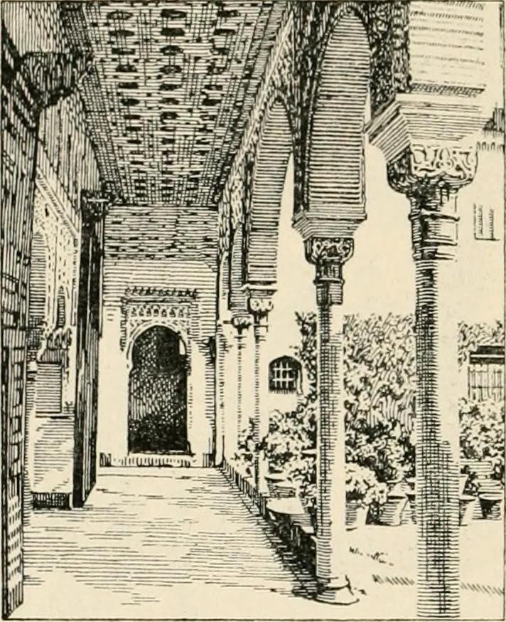 An illustration from Granada, present and bygone, 1908, leaf 230