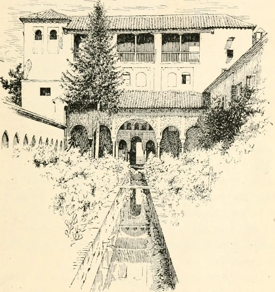 An illustration from Granada, present and bygone, 1908, leaf 233