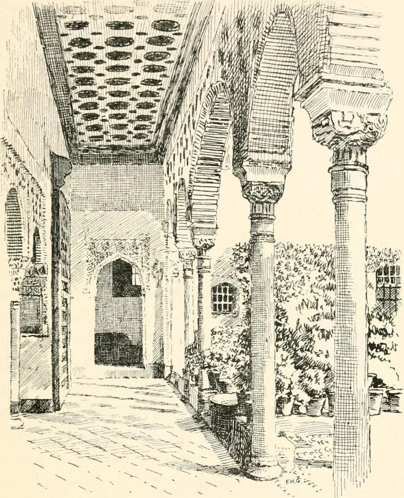An illustration from Granada, present and bygone, 1908, leaf 235