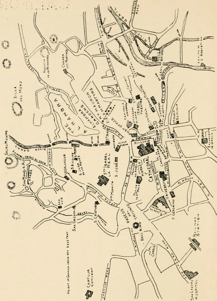 An illustration from Granada, present and bygone, 1908, leaf 24