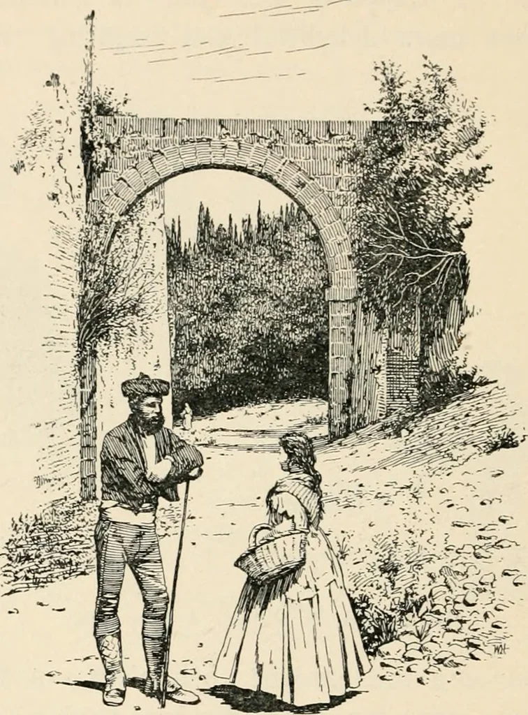 An illustration from Granada, present and bygone, 1908, leaf 244