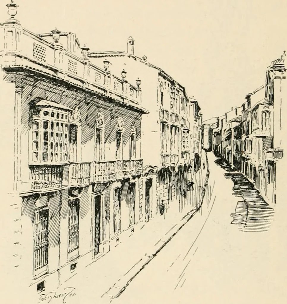 An illustration from Granada, present and bygone, 1908, leaf 252