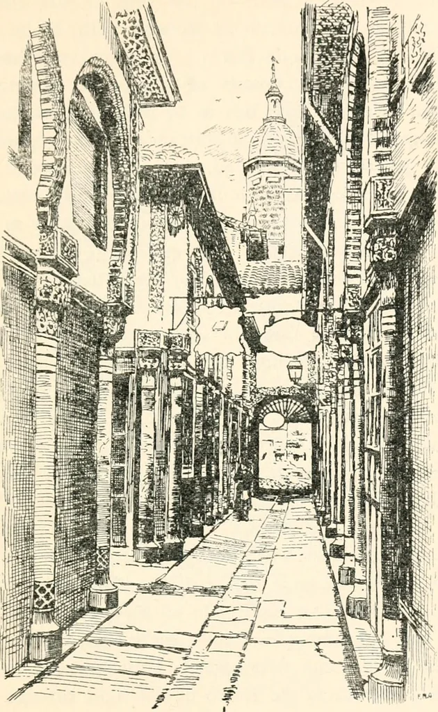 An illustration from Granada, present and bygone, 1908, leaf 267