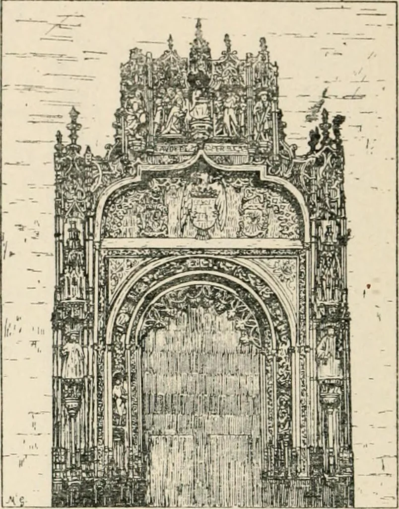 An illustration from Granada, present and bygone, 1908, leaf 316