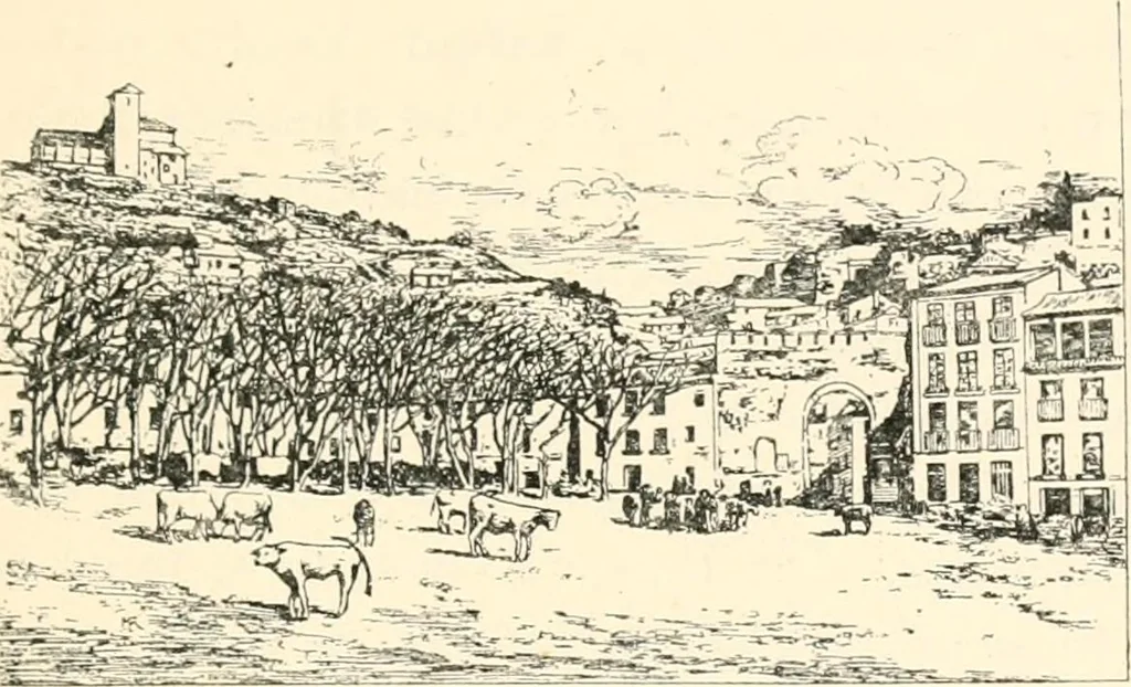 An illustration from Granada, present and bygone, 1908, leaf 319