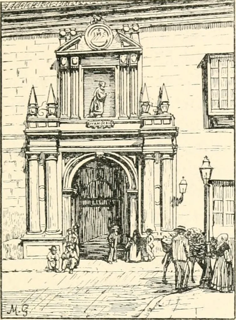 An illustration from Granada, present and bygone, 1908, leaf 323