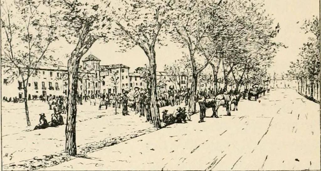 An illustration from Granada, present and bygone, 1908, leaf 334