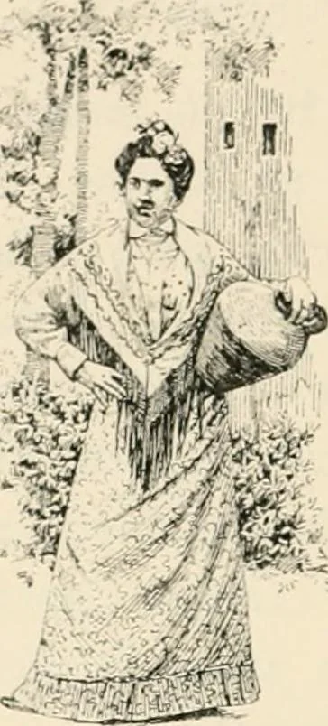 An illustration from Granada, present and bygone, 1908, leaf 344