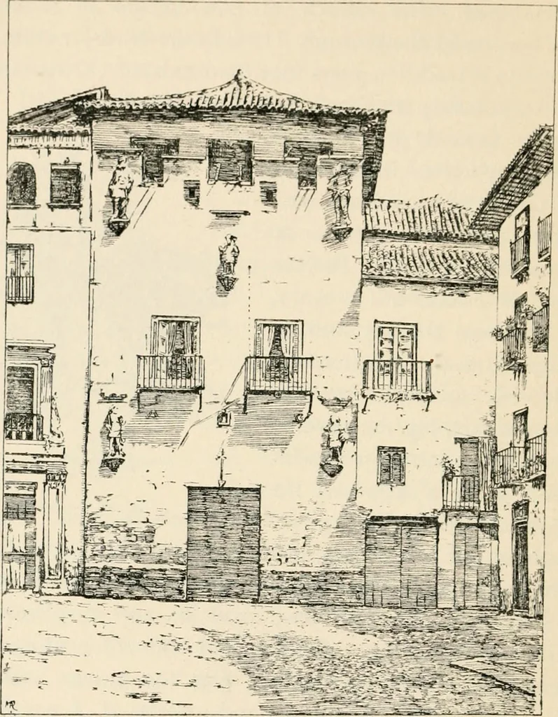 An illustration from Granada, present and bygone, 1908, leaf 346