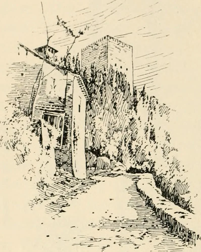 An illustration from Granada, present and bygone, 1908, leaf 42