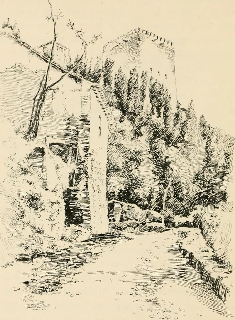 An illustration from Granada, present and bygone, 1908, leaf 46