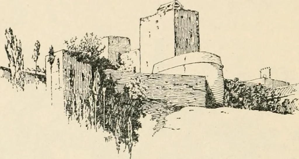 An illustration from Granada, present and bygone, 1908, leaf 58