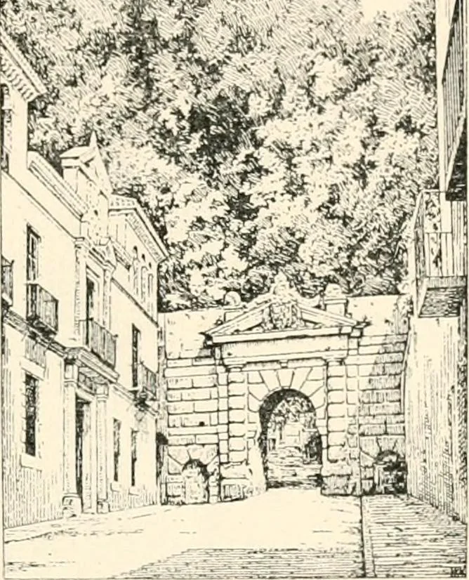 An illustration from Granada, present and bygone, 1908, leaf 67