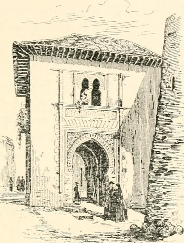 An illustration from Granada, present and bygone, 1908, leaf 71
