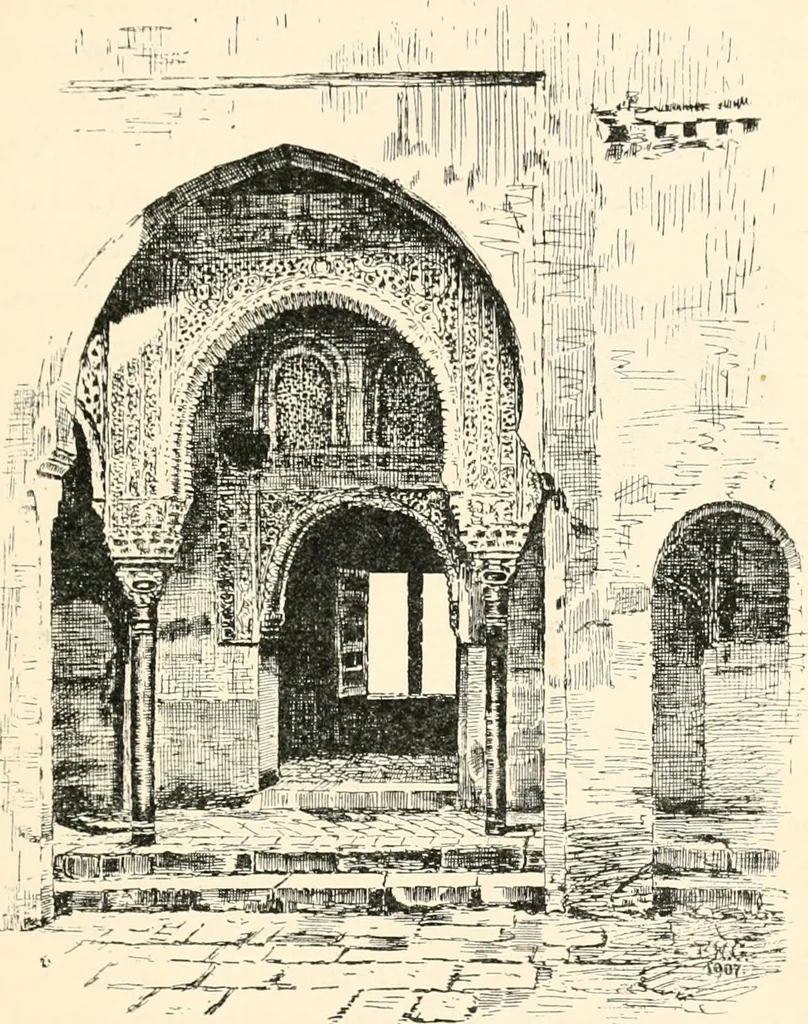 An illustration from Granada, present and bygone, 1908, leaf 83