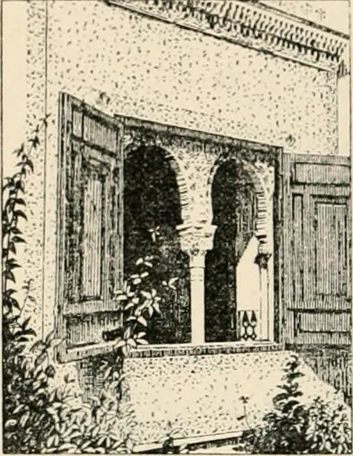 An illustration from Granada, present and bygone, 1908, leaf 84