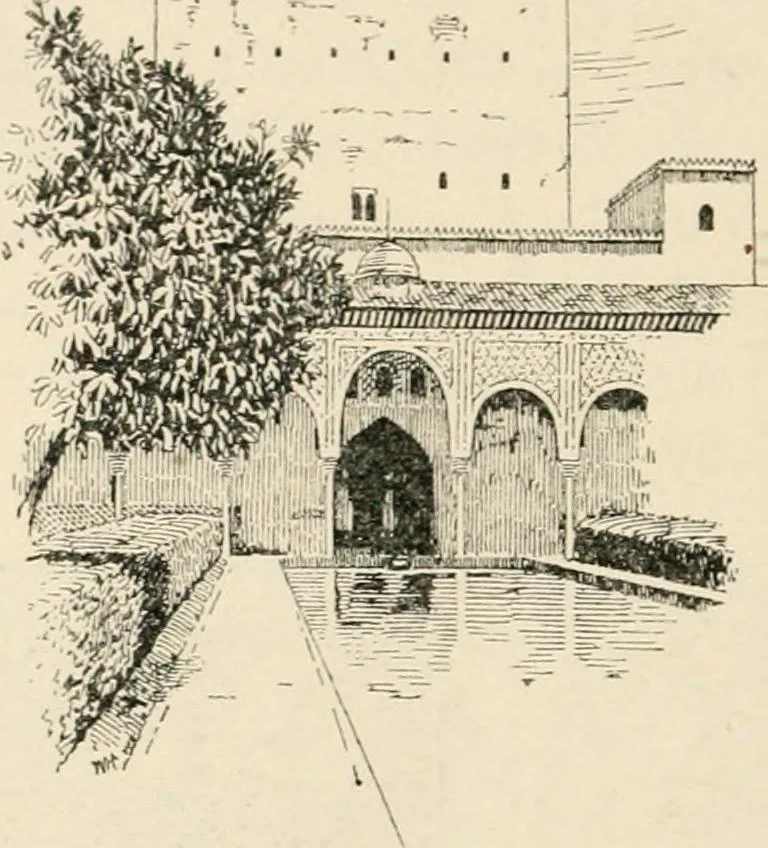 An illustration from Granada, present and bygone, 1908, leaf 92