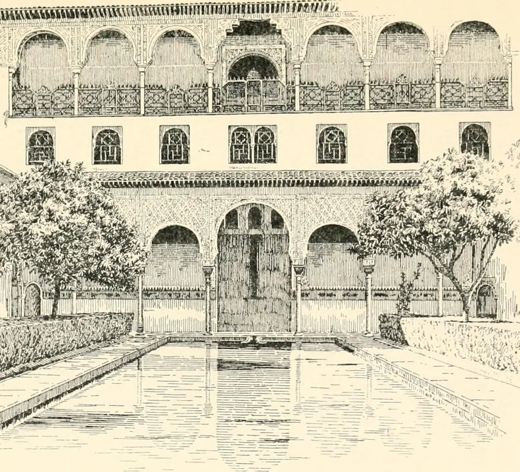 An illustration from Granada, present and bygone, 1908, leaf 93