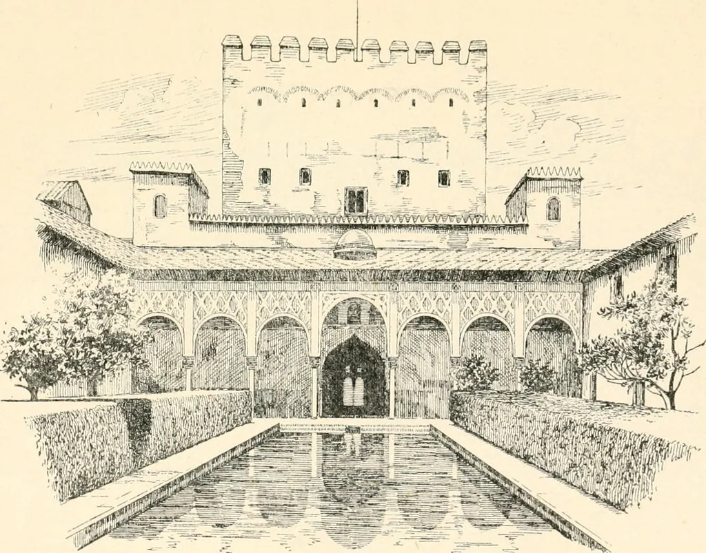 An illustration from Granada, present and bygone, 1908, leaf 95