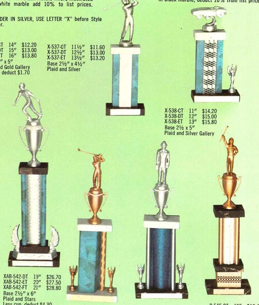 An illustration from Grand Prix Trophies 1965, 1965, leaf 4