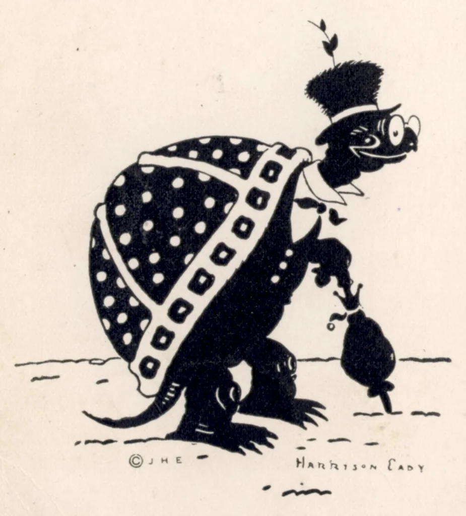 An illustration from Grandfather Frog Stays in the Smiling Pool (1922), 1922, leaf 9