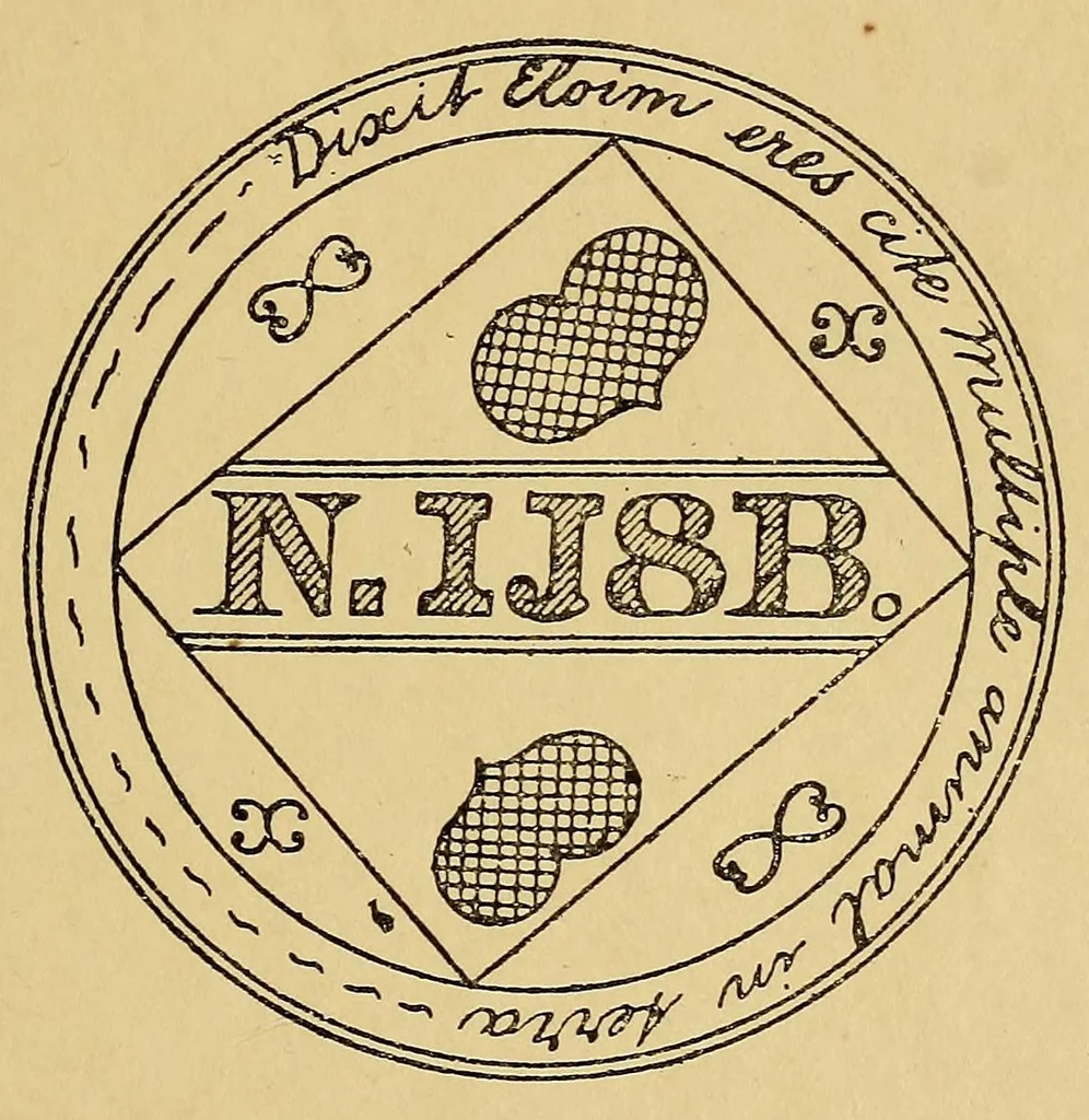An illustration from The "Grand grimore;", 1910, leaf 143