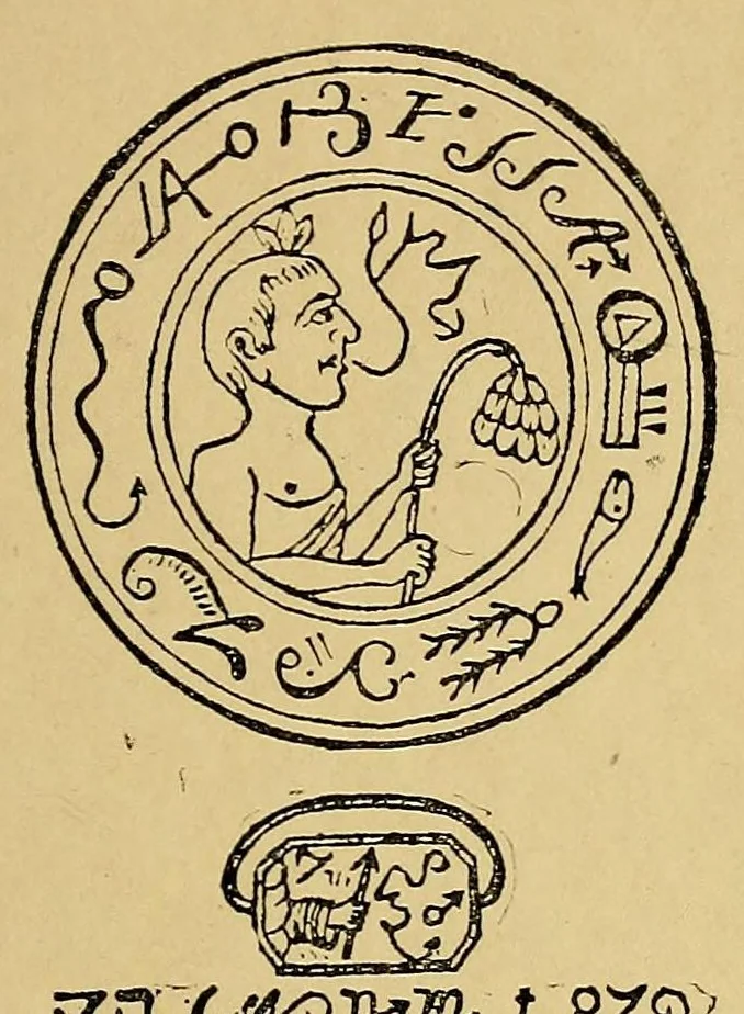 An illustration from The "Grand grimore;", 1910, leaf 155