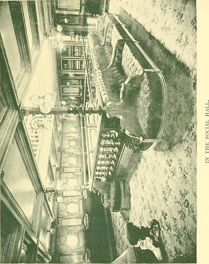 An illustration from Grand winter excursion to the Mediterranean, the Orient, and the Holy Land : including the Azores, Portugal, Spain, France, Italy, Sicily, Egypt, Palestine, Turkey, Greece, Malta, Tunis, and Algeria by the well-known fast twin-screw express steamship "La Touraine," 10,000 tons, 14,000 horse-power, length 540 feet, commander Santelli : sailing from New York, February 4th, 1896, and returning about April 5th, 1896, duration of round trip, two months, 1895, leaf 20